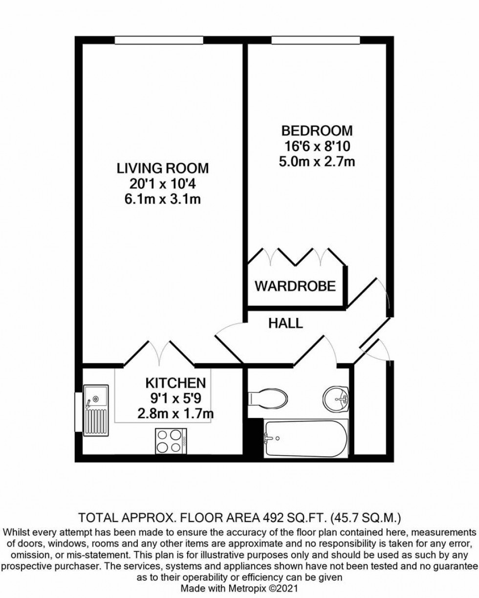 Floorplan for Priory Avenue, Caversham, Reading