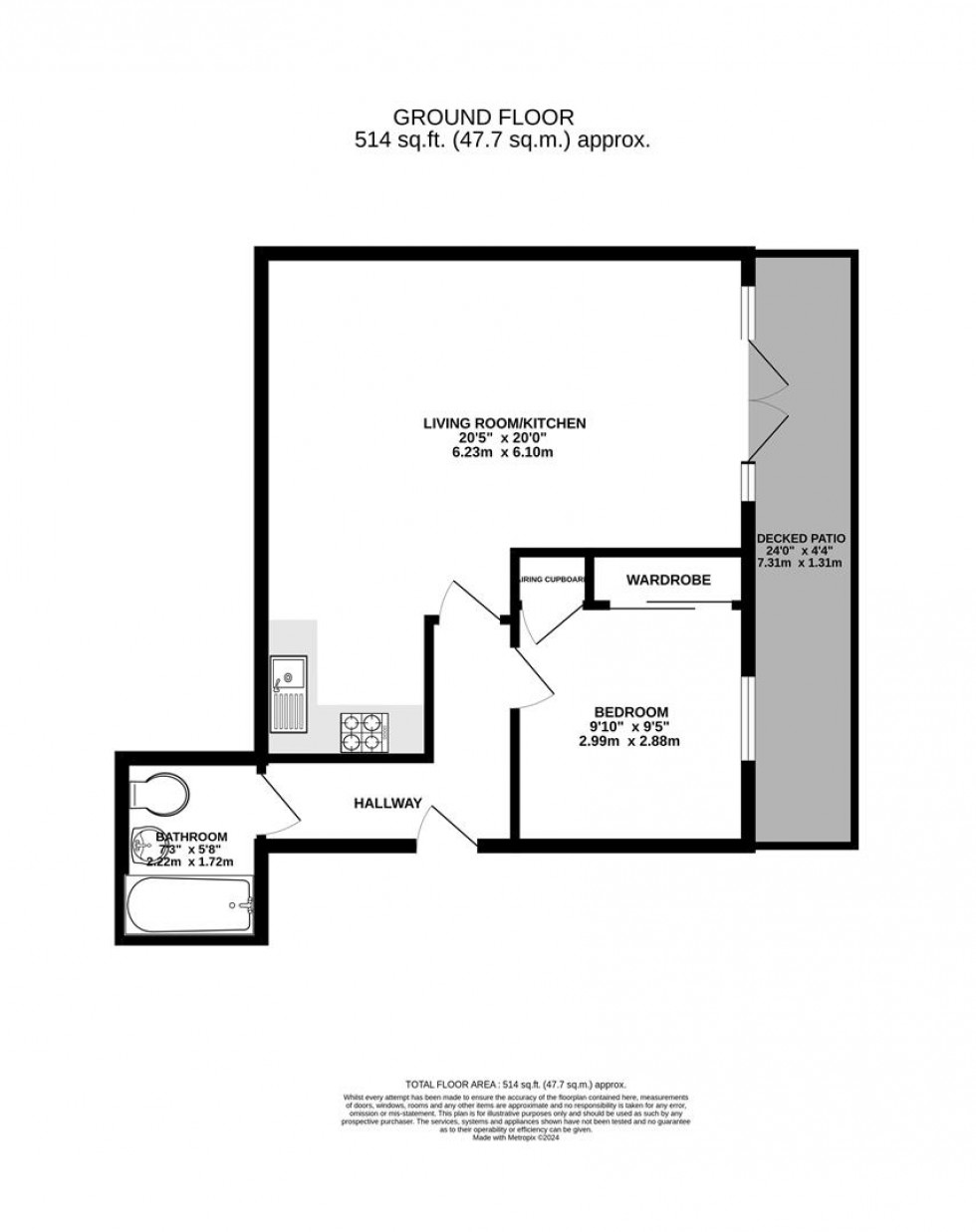 Floorplan for Cassini House, North Street, Caversham, Reading