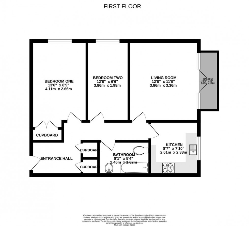 Floorplan for St. Peters Avenue, Caversham, Reading