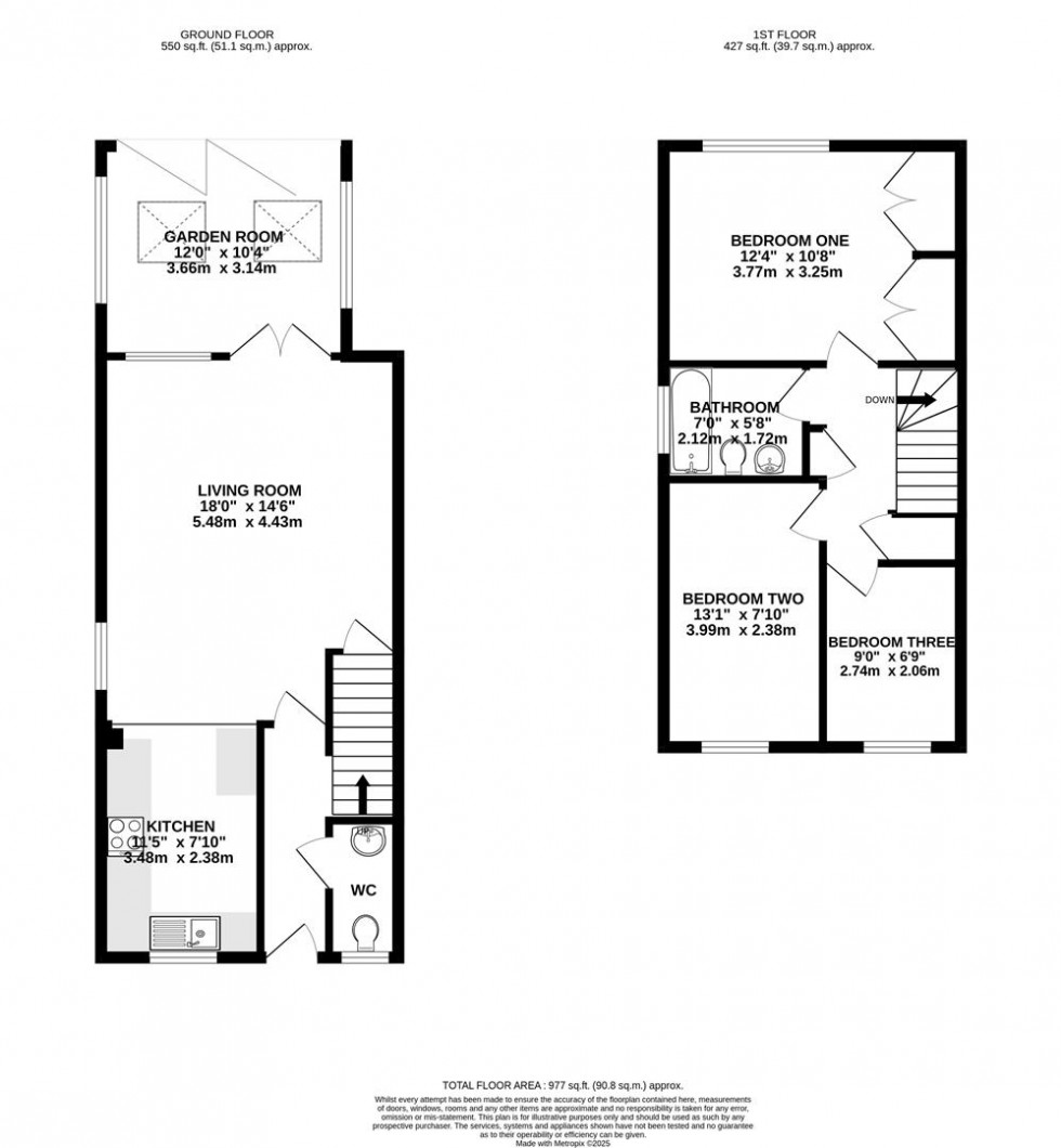 Floorplan for Elliotts Way, Caversham, Reading