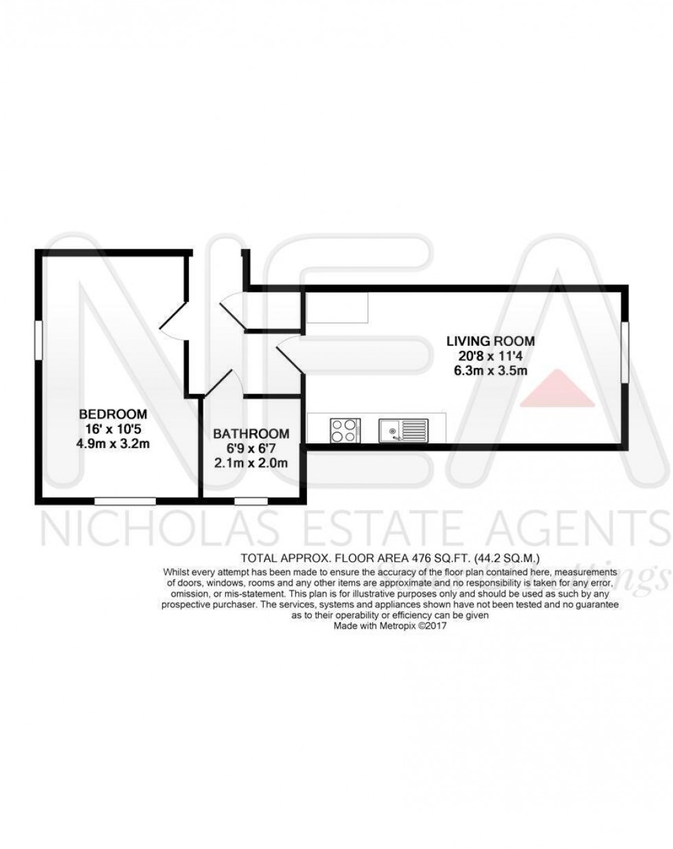 Floorplan for St. Annes Road, Caversham, Reading