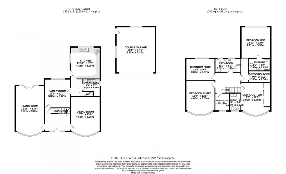 Floorplan for Upper Woodcote Road, Caversham, Reading