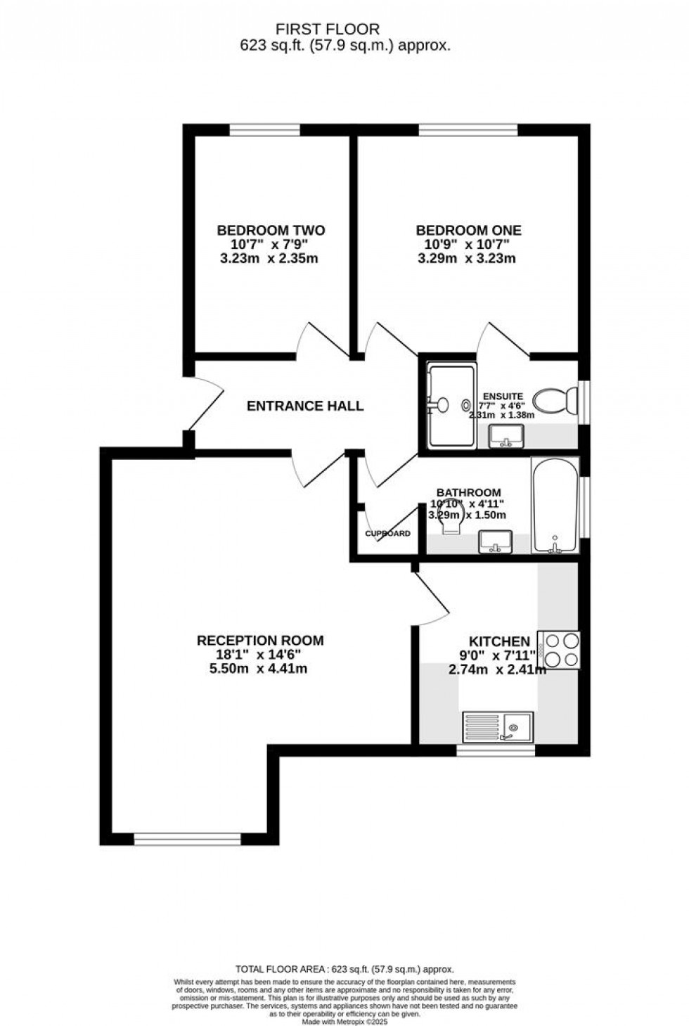 Floorplan for Waller Court, Caversham, Reading