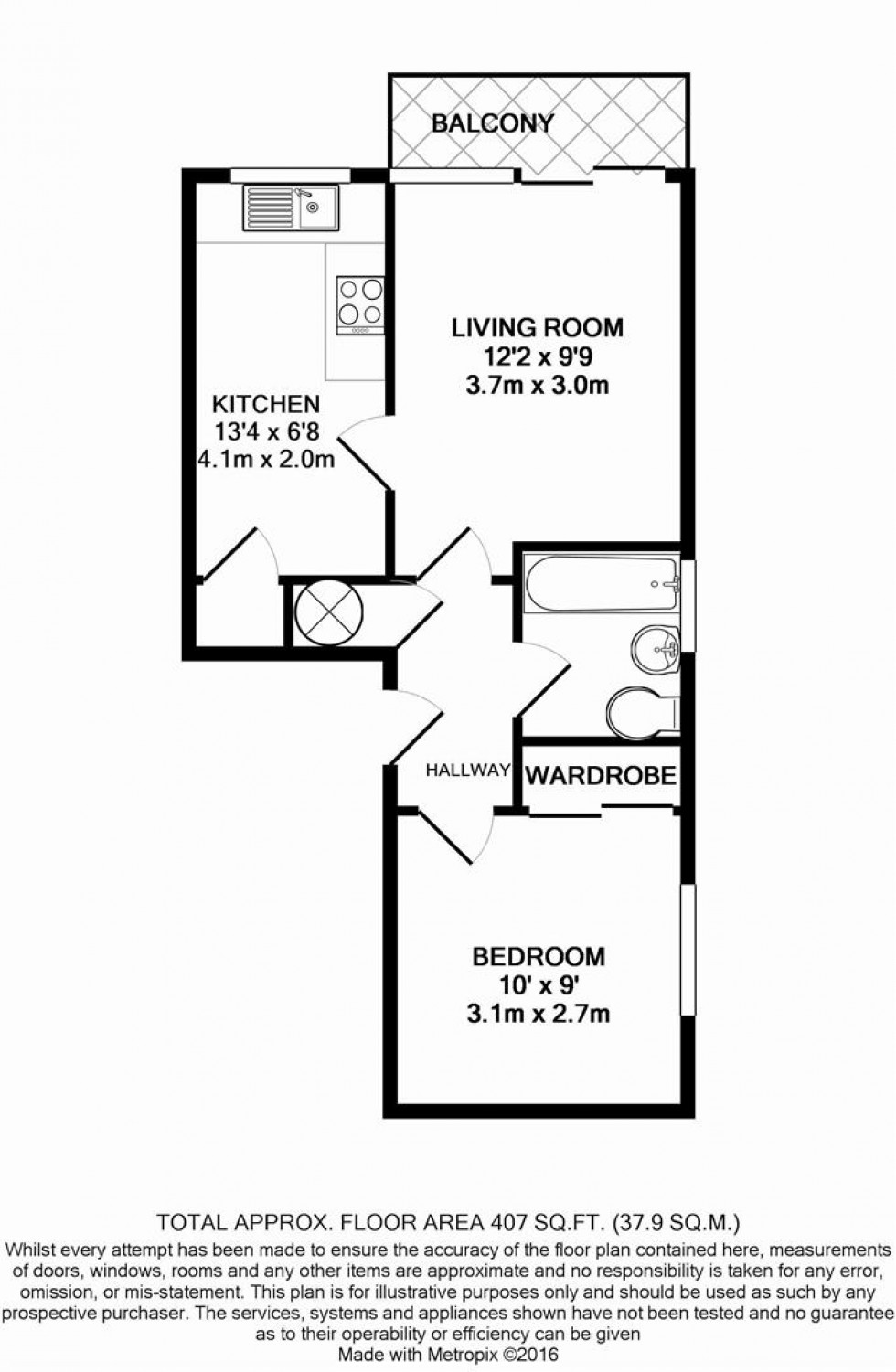 Floorplan for Cardinal Close, Caversham, Reading