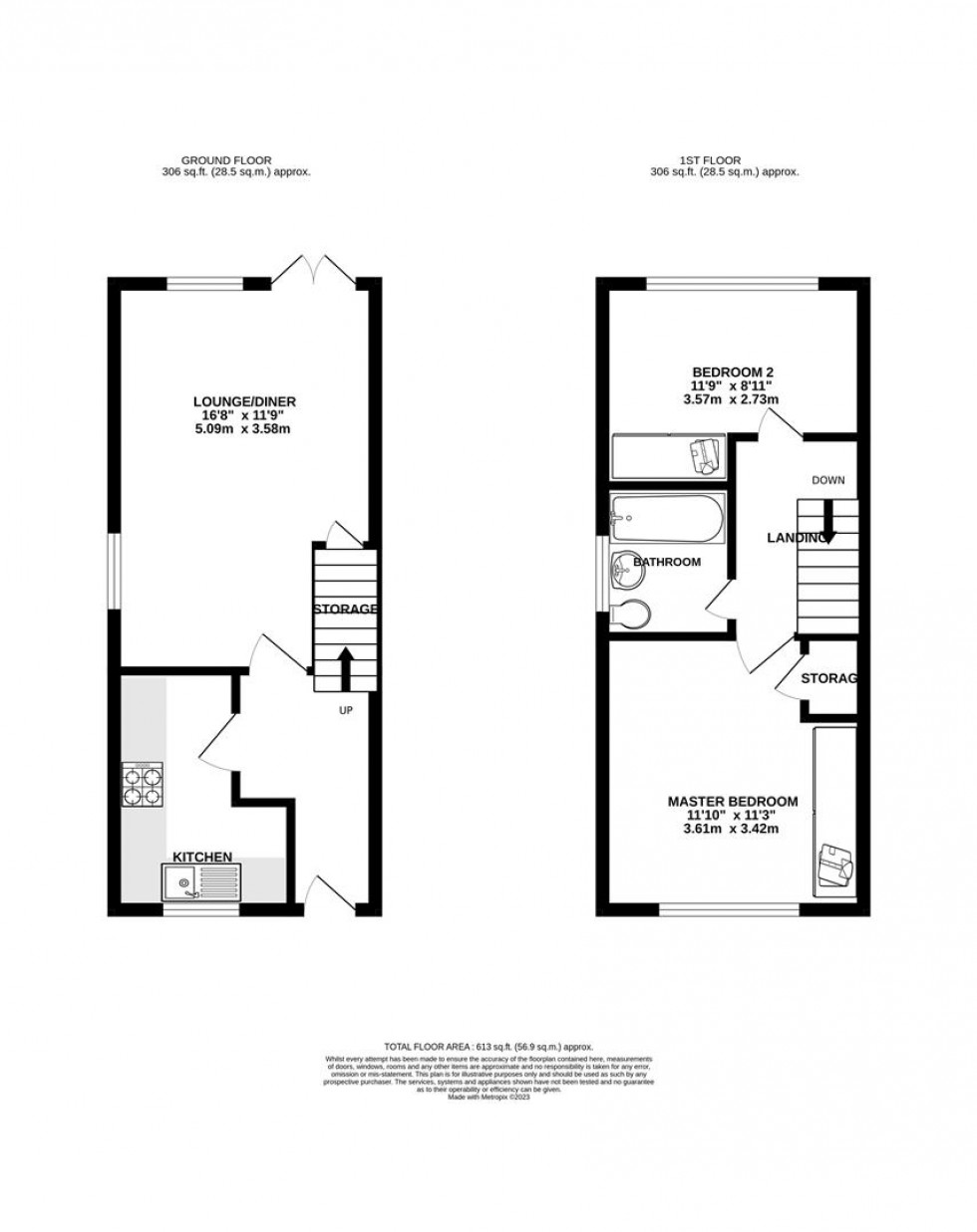 Floorplan for Patrick Road, Caversham, Reading