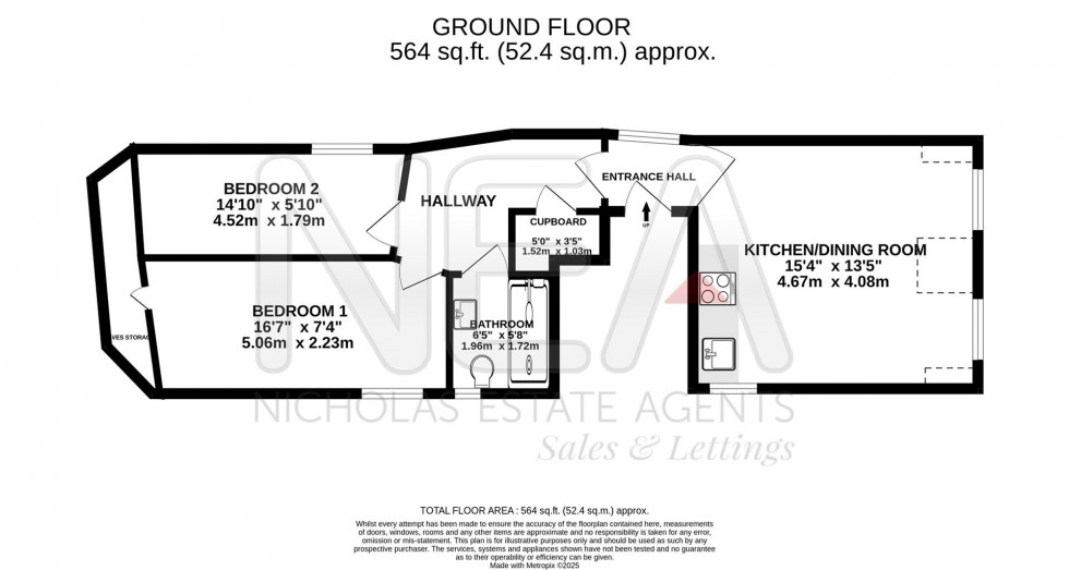 Floorplan for St. Marys Butts, Reading