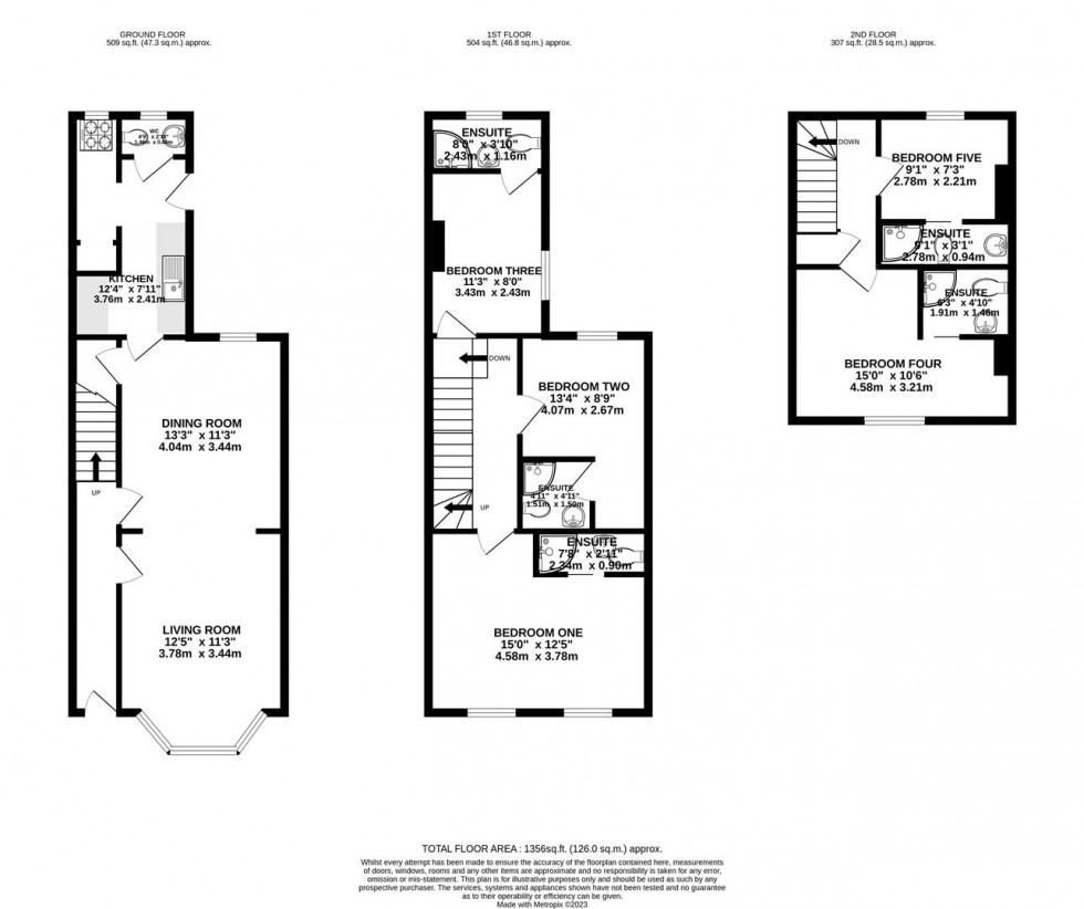 Floorplan for Caversham Road, Reading, Berkshire