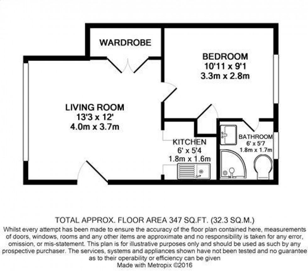 Floorplan for Oxford Street, Caversham, Reading