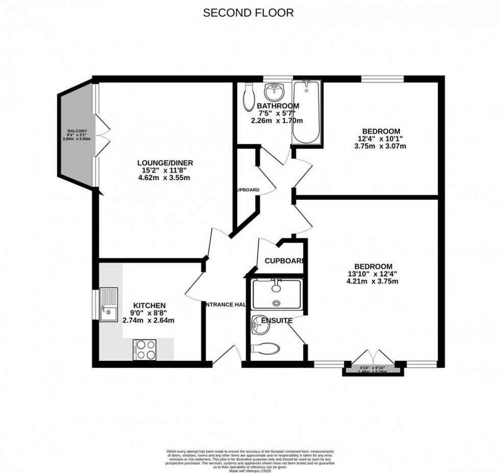 Floorplan for Derby Road, Caversham, Reading