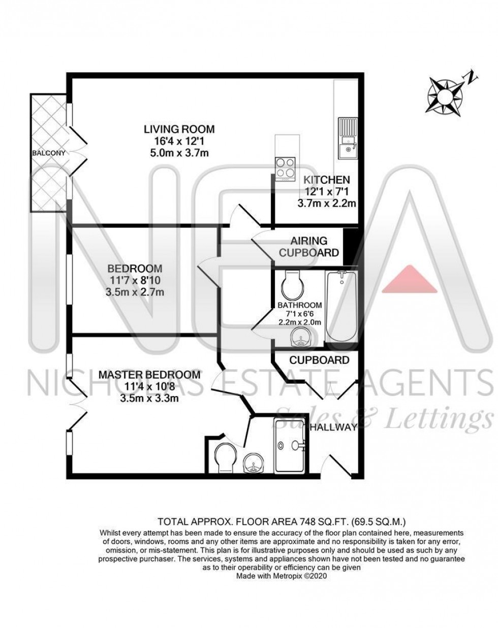 Floorplan for Napier Road, Reading, Berkshire