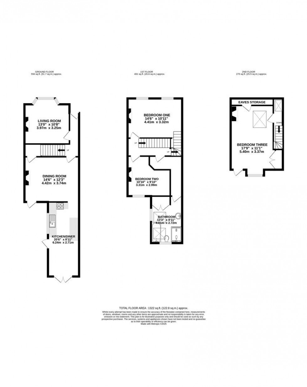 Floorplan for Hemdean Hill, Caversham, Reading