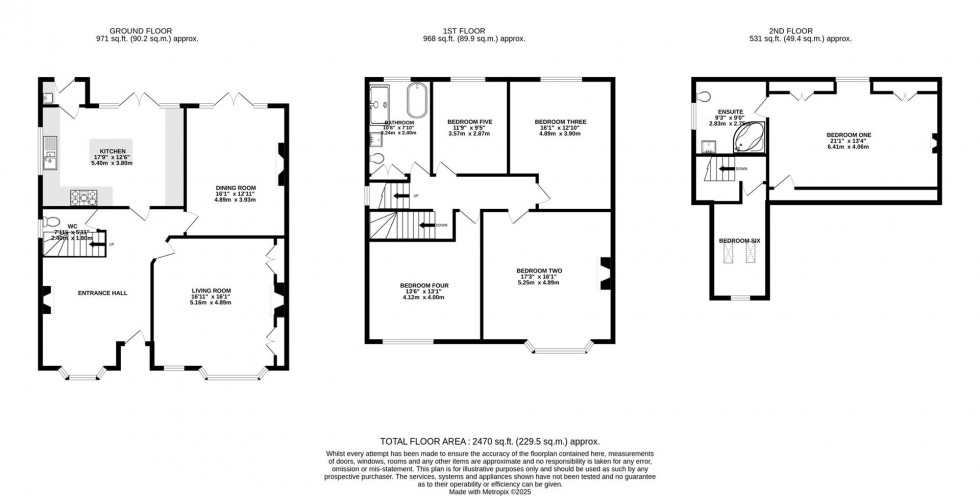 Floorplan for Kidmore Road, Caversham, Reading
