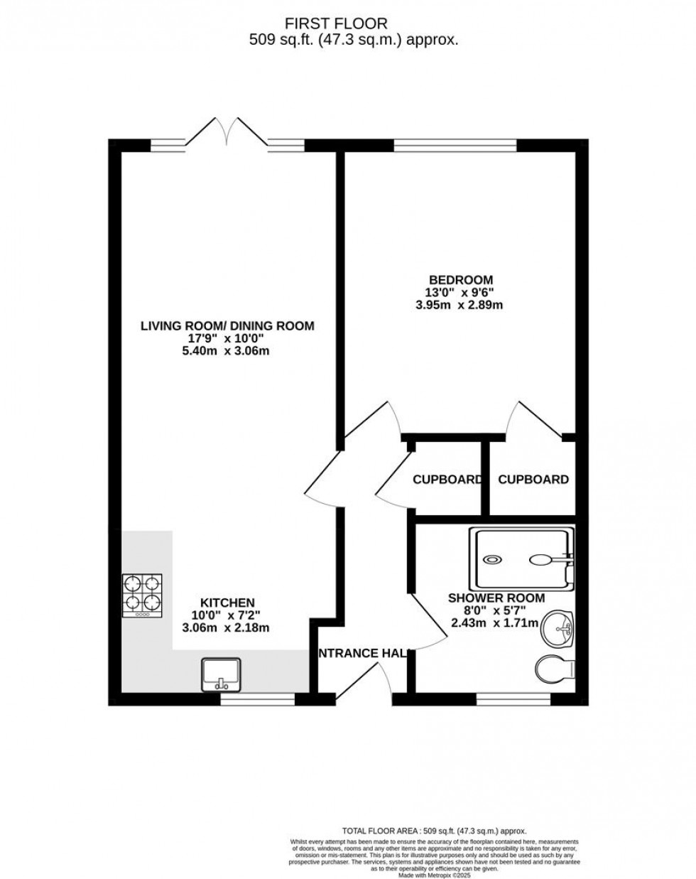 Floorplan for Kennet Walk, Reading, Berkshire