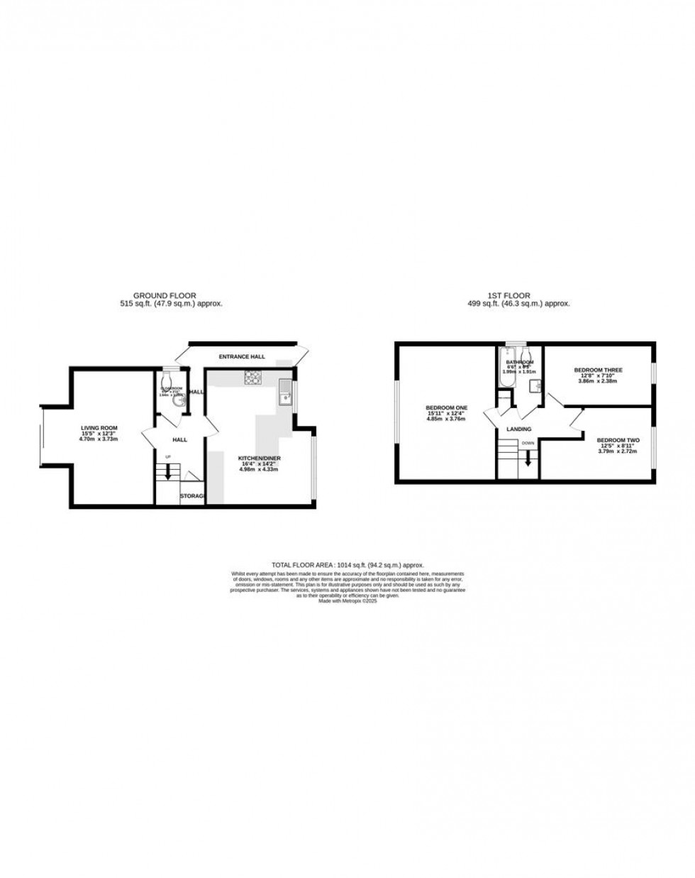 Floorplan for Caversham, Reading, Berkshire