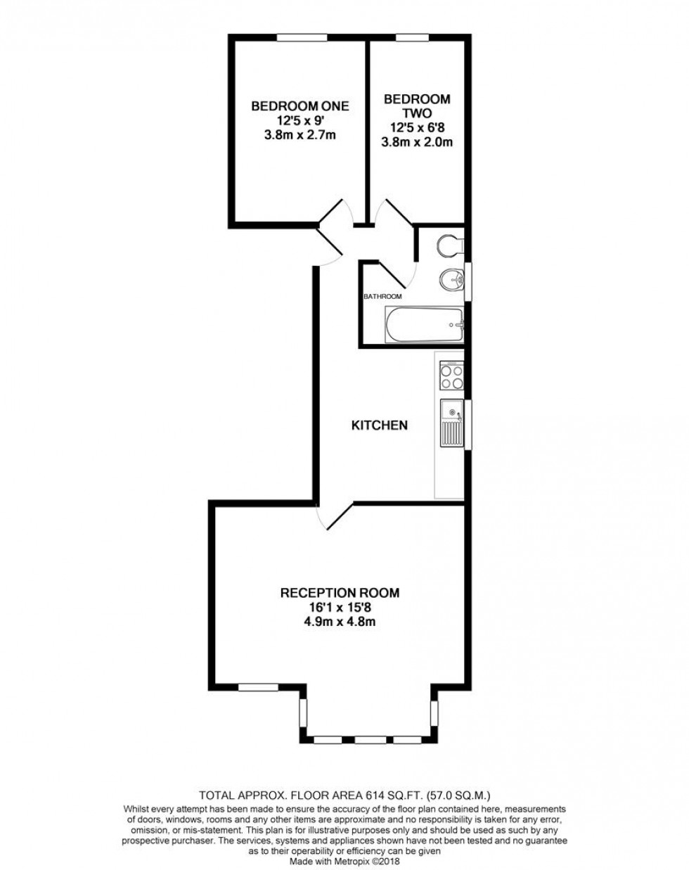 Floorplan for St. Annes Road, Caversham, Reading