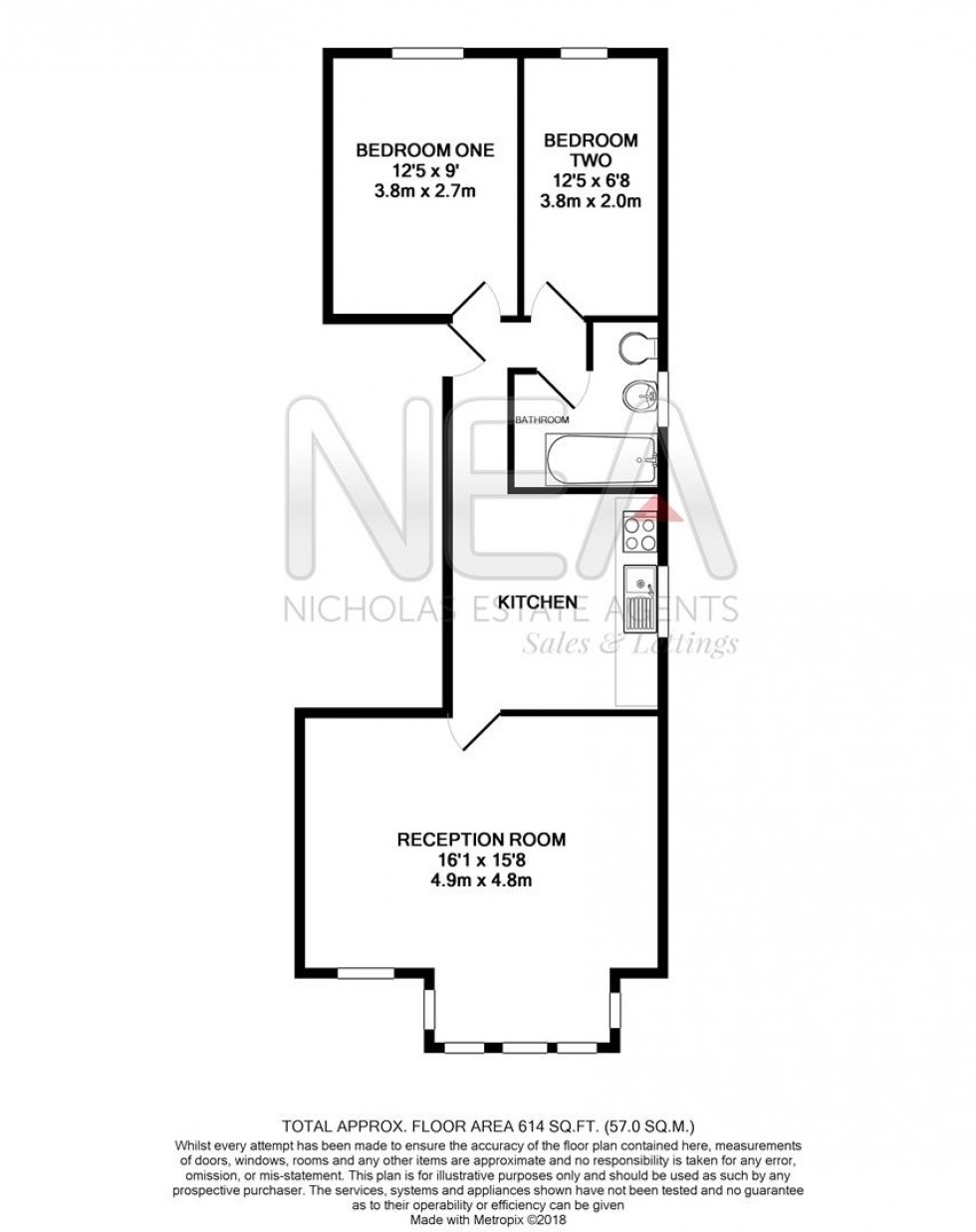 Floorplan for St. Annes Road, Caversham, Reading