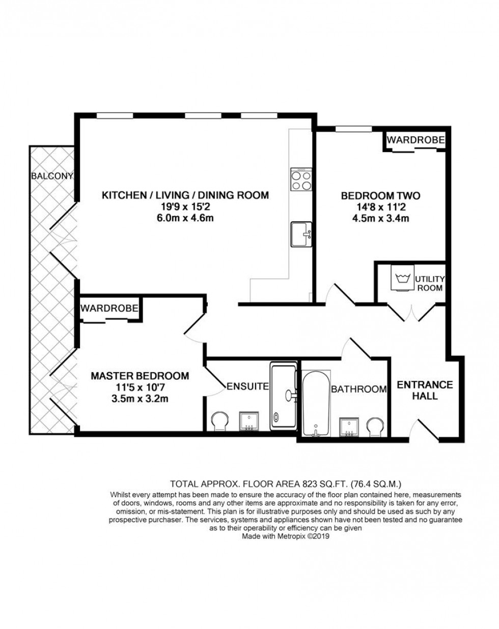 Floorplan for Verto, Kings Road, Reading