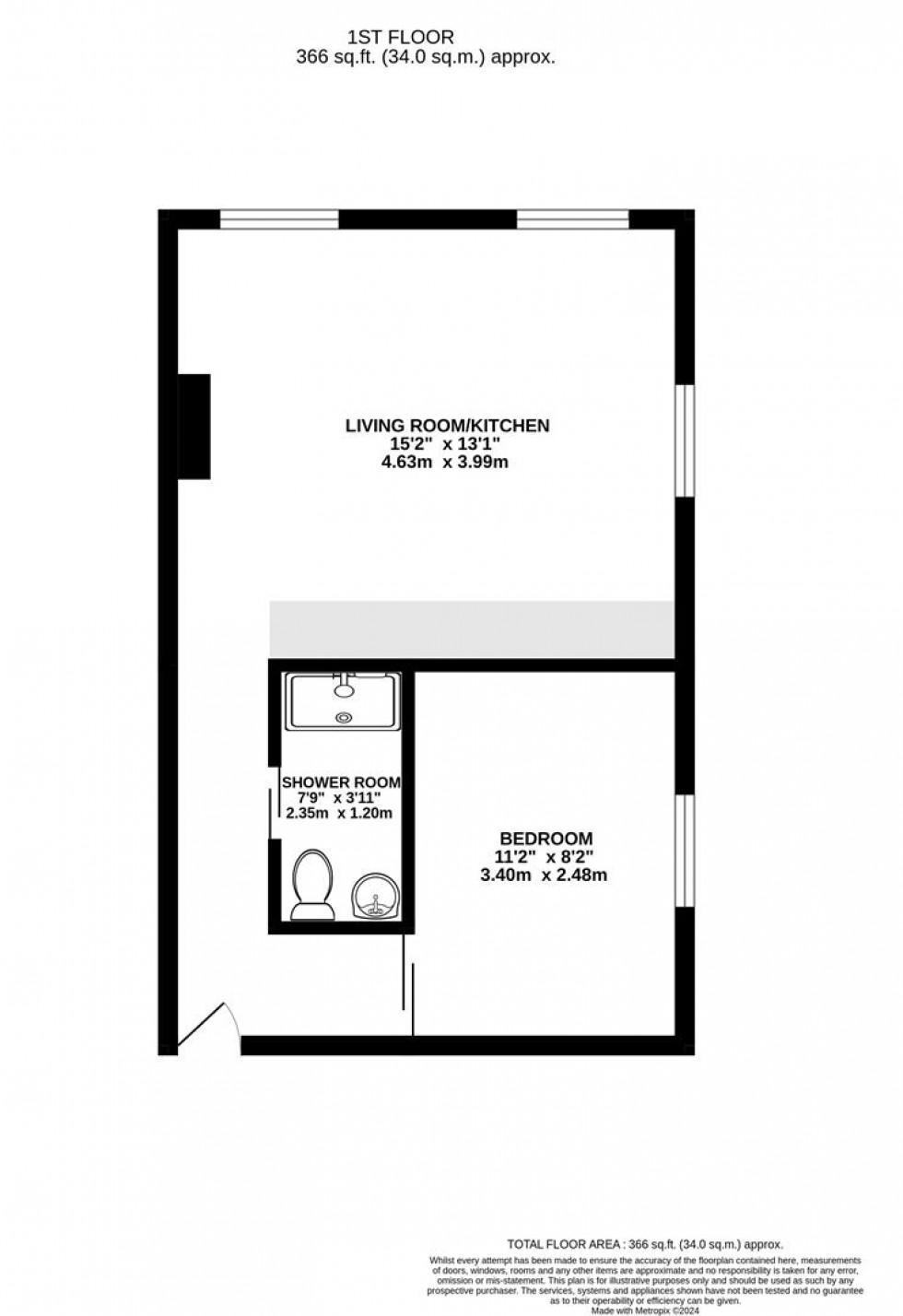 Floorplan for Gosbrook Road, Caversham, Reading