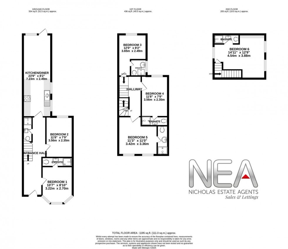 Floorplan for Curzon Street, Reading