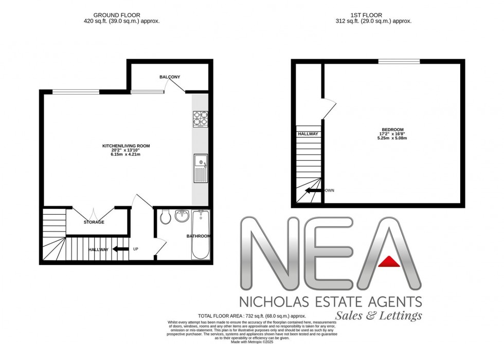 Floorplan for Rowe Court, Grovelands Road, Reading