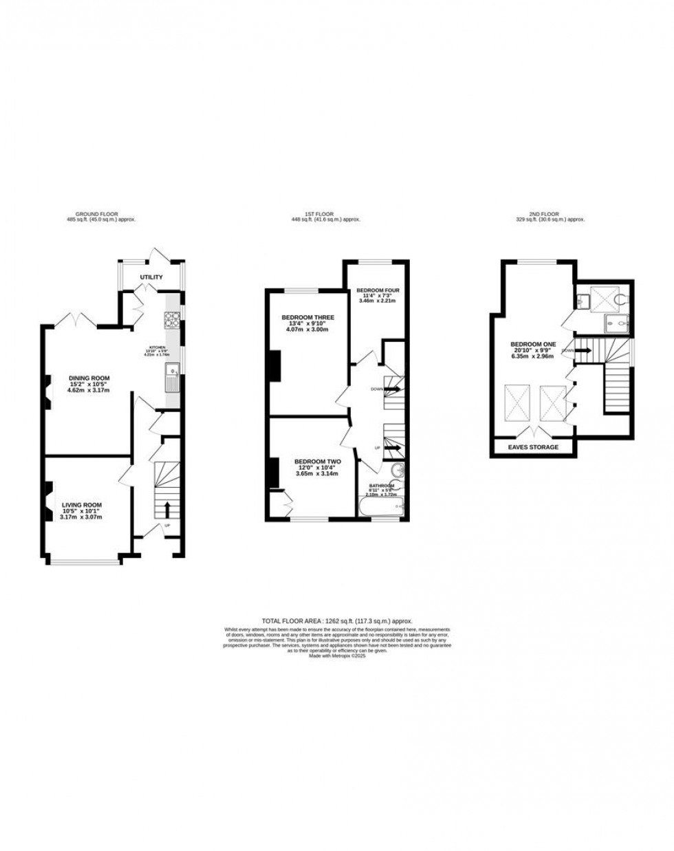 Floorplan for Hemdean Road, Caversham, Reading