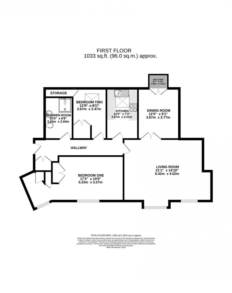 Floorplan for Lyefield Court, Emmer Green, Reading