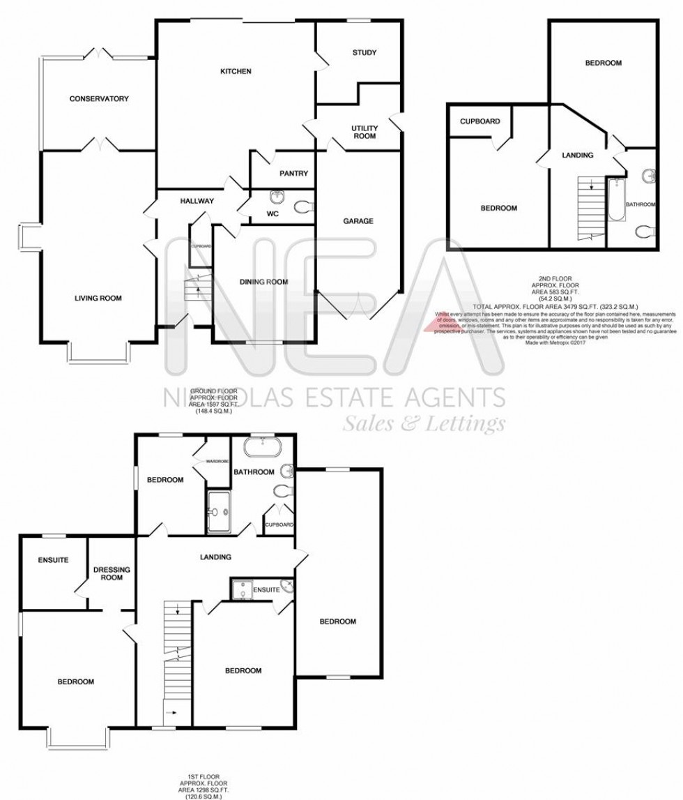 Floorplan for Highmoor Road, Caversham Heights, Reading