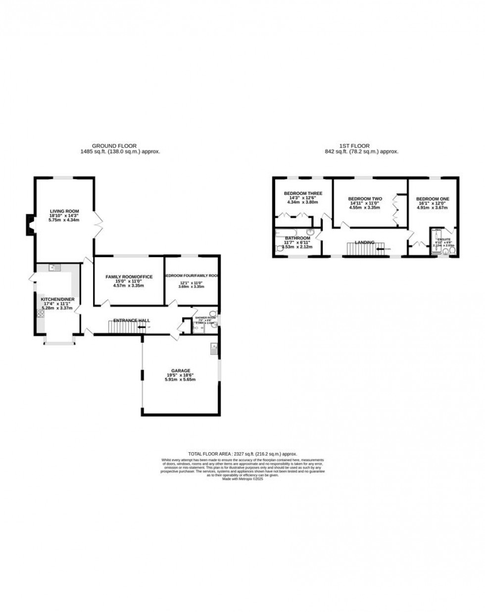 Floorplan for The Hamlet, Gallowstree Common, Reading