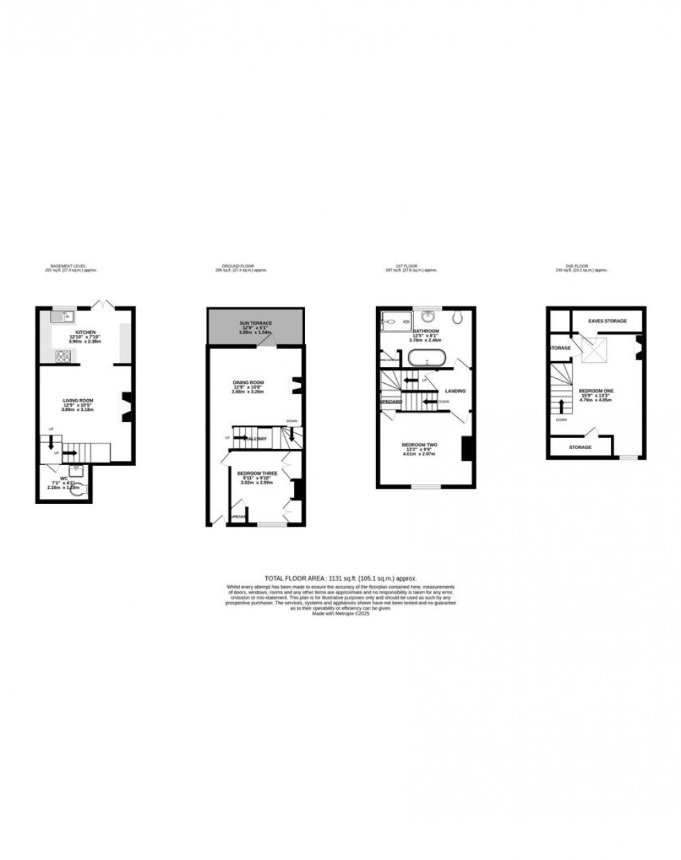 Floorplan for Elgar Road, Reading, Berkshire