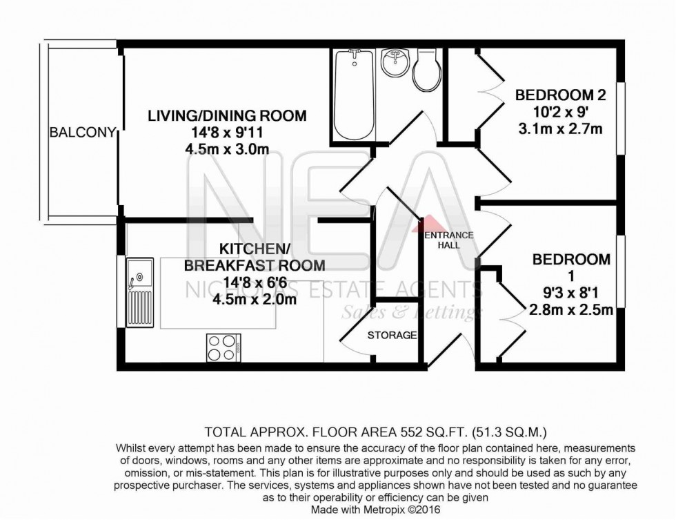 Floorplan for Cardinal Close, Caversham, Reading