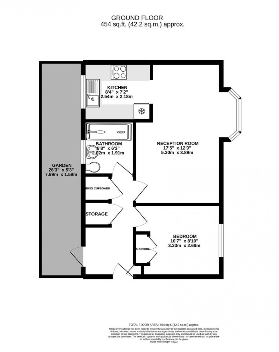 Floorplan for Simmonds Street, Holybrook, Reading