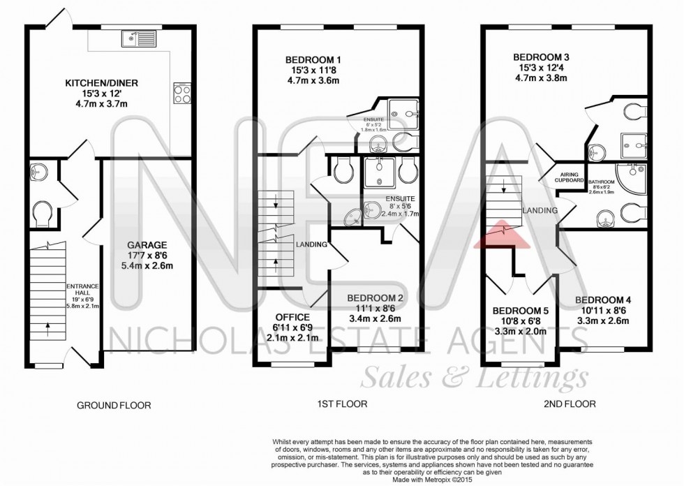 Floorplan for Cintra Close, Reading, Berkshire