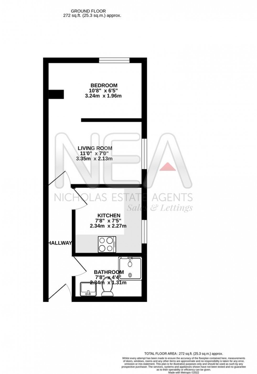 Floorplan for Oxford Road, West Reading, Reading