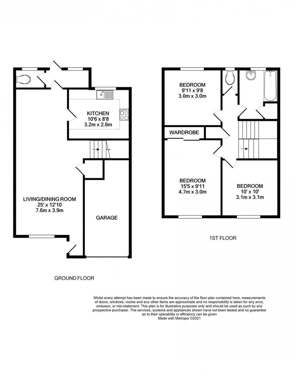 Floorplan for Whitby Green, Caversham Park Village, Reading
