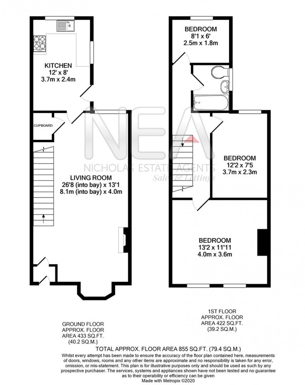 Floorplan for Donkin Hill, Caversham, Reading