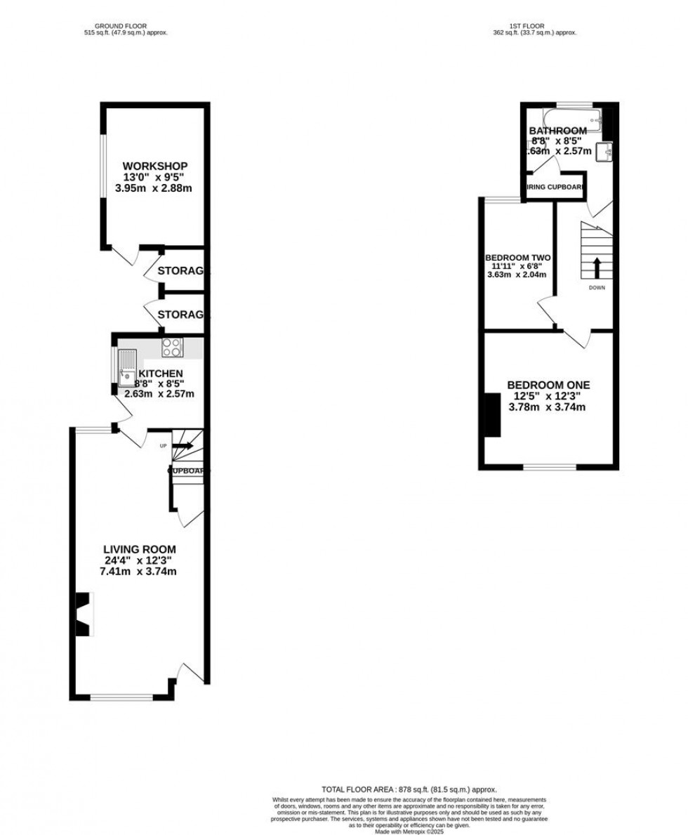 Floorplan for Coldicutt Street, Caversham, Reading