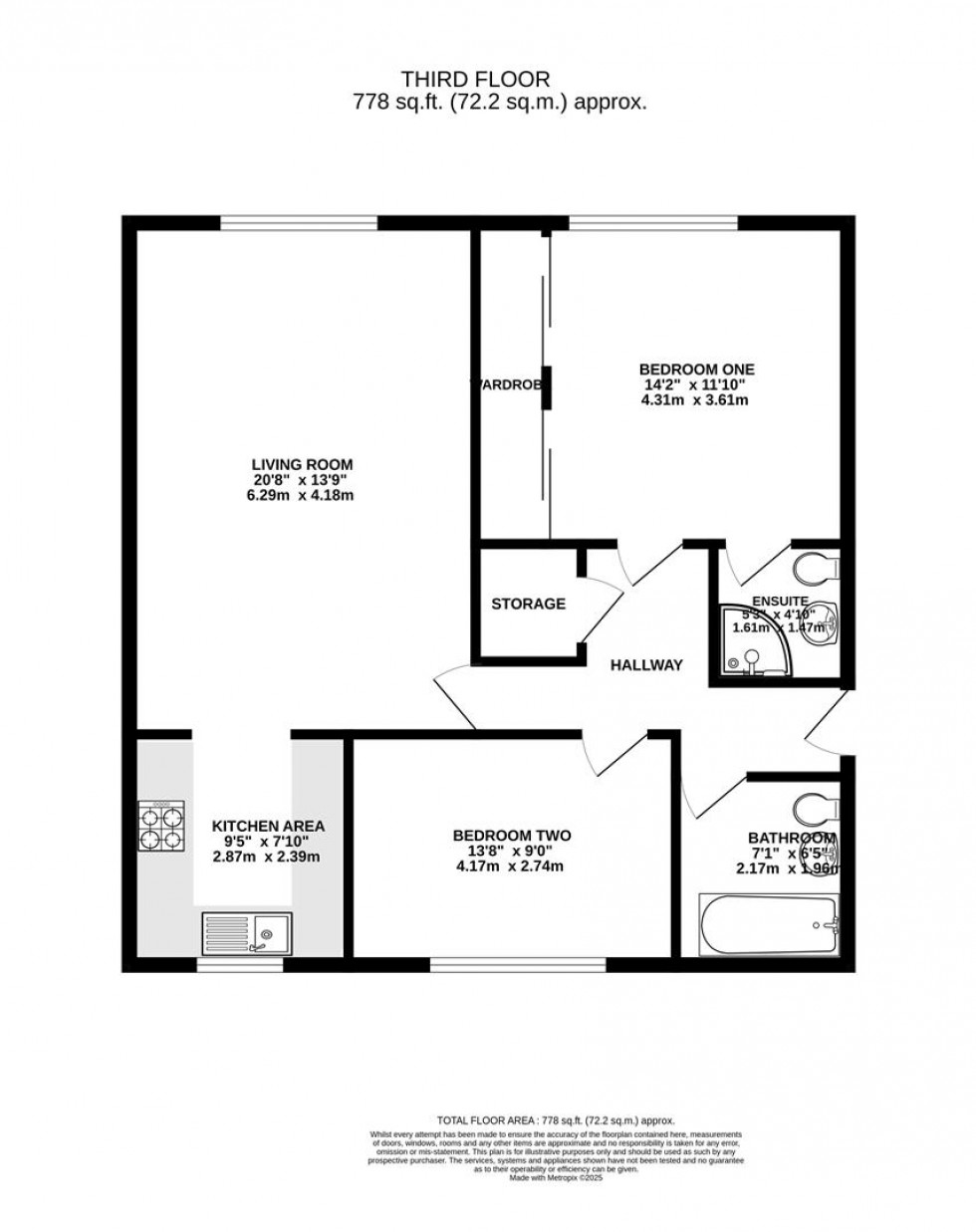Floorplan for St James Wharf, Forbury Road, Reading