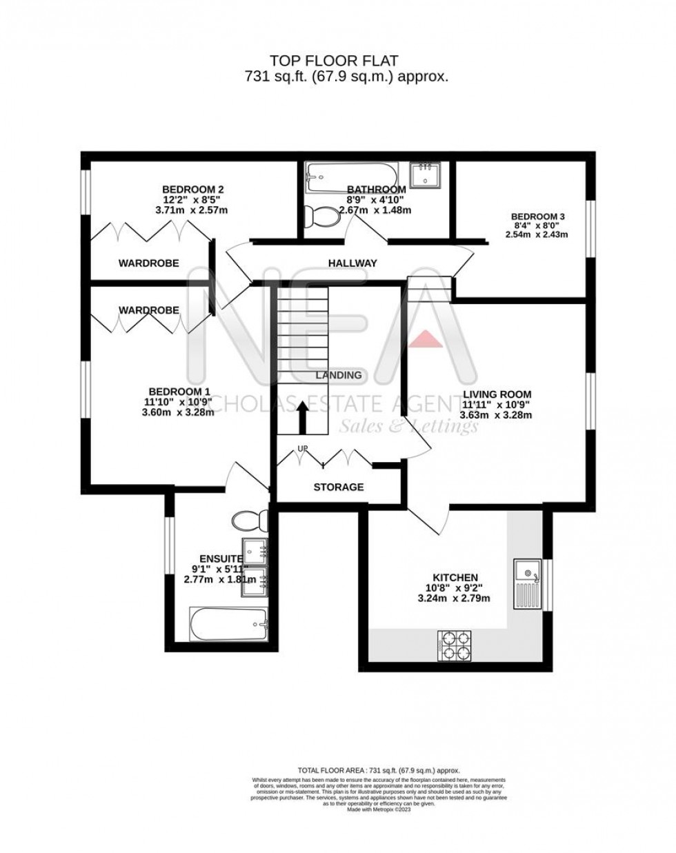 Floorplan for Westfield Road, Caversham, Reading