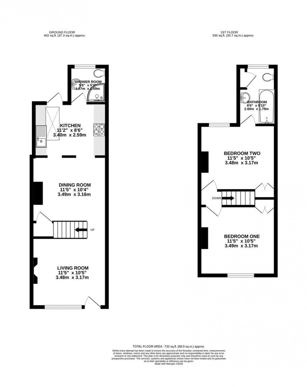 Floorplan for Swansea Road, Reading, Berkshire