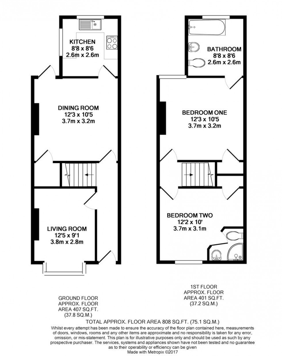 Floorplan for Queens Road, Caversham, Reading