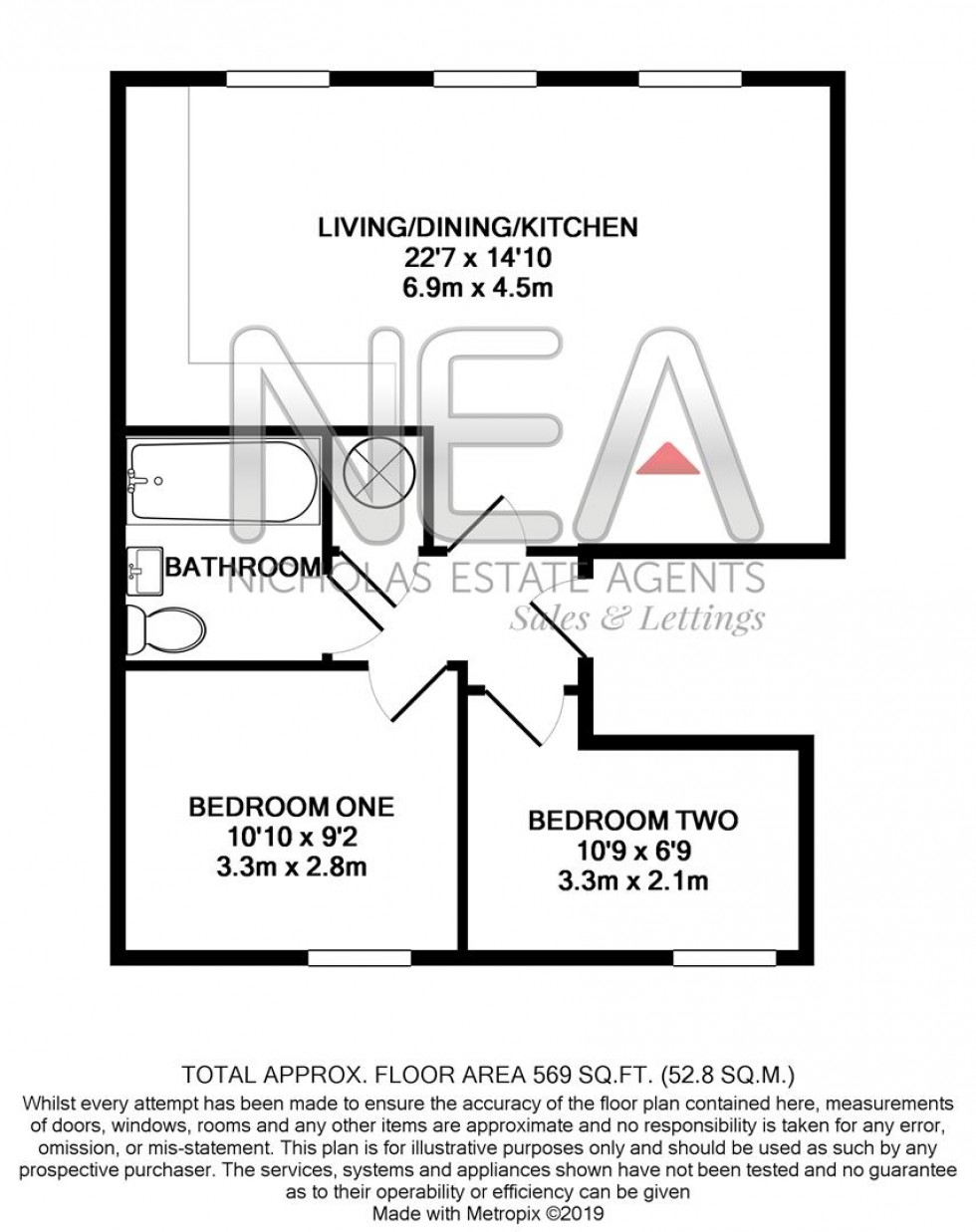 Floorplan for London Road, Reading, Berkshire