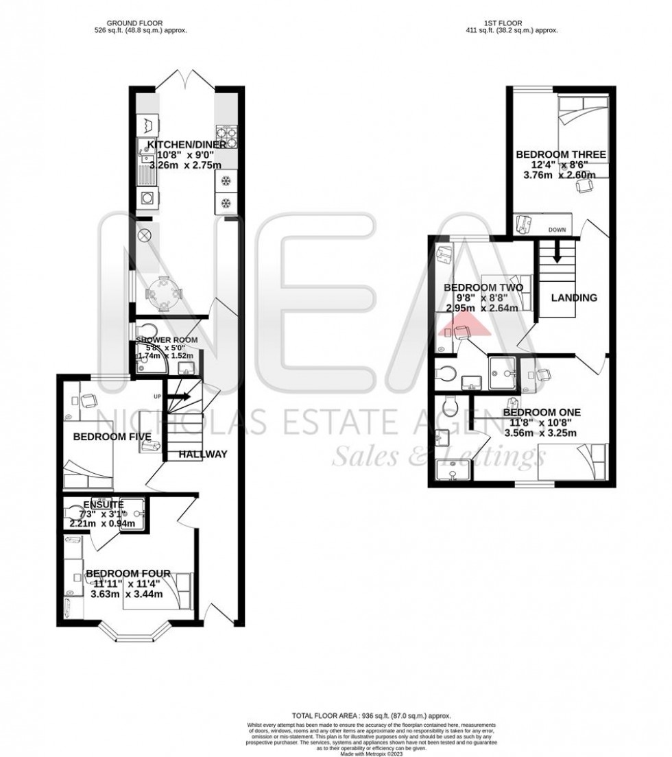 Floorplan for Wilson Road, West Reading, Berkshire