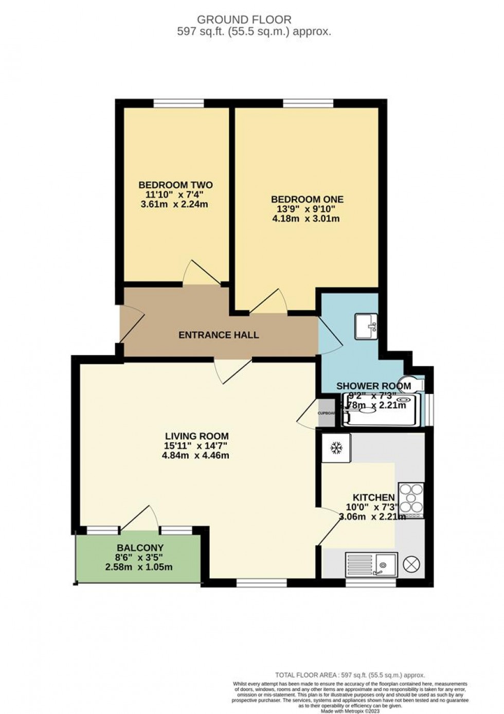 Floorplan for Elliotts Way, Caversham, Reading