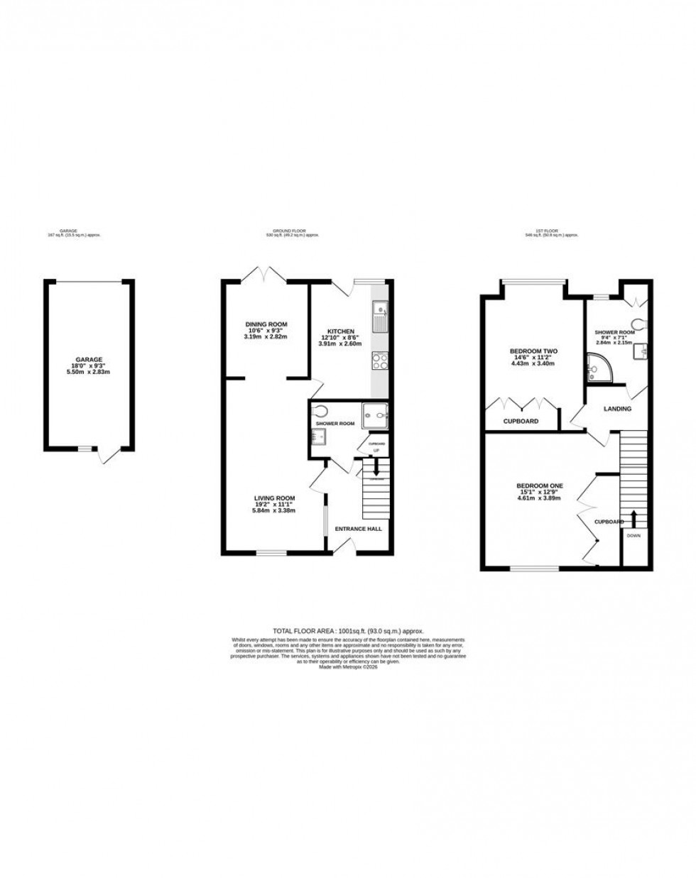 Floorplan for Lyefield Court, Emmer Green, Reading