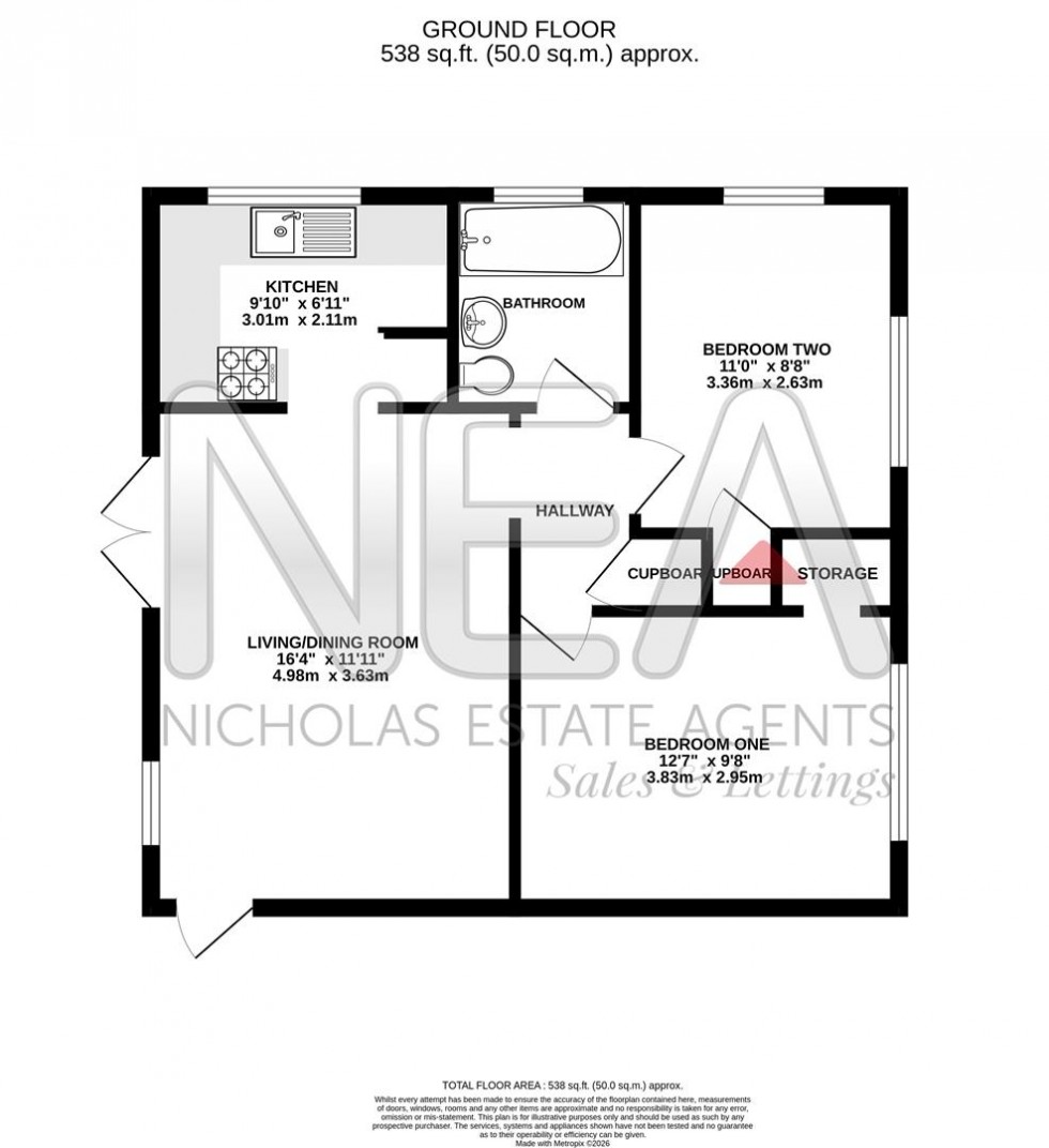 Floorplan for Hamilton Road, Reading