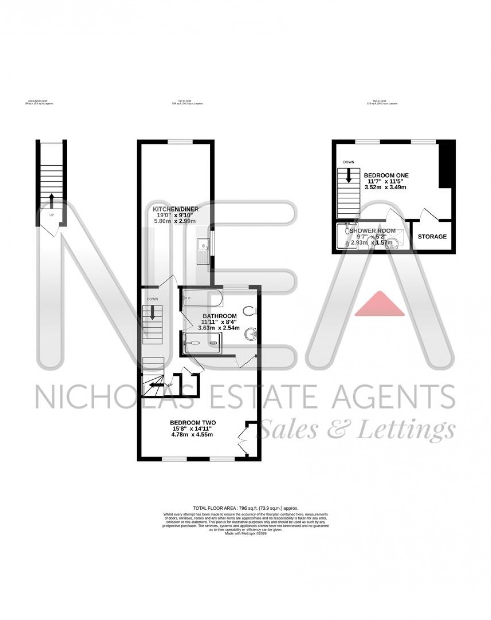 Floorplan for Caversham Road, Reading