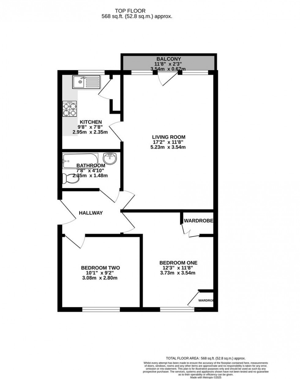 Floorplan for Elliotts Way, Caversham, Reading