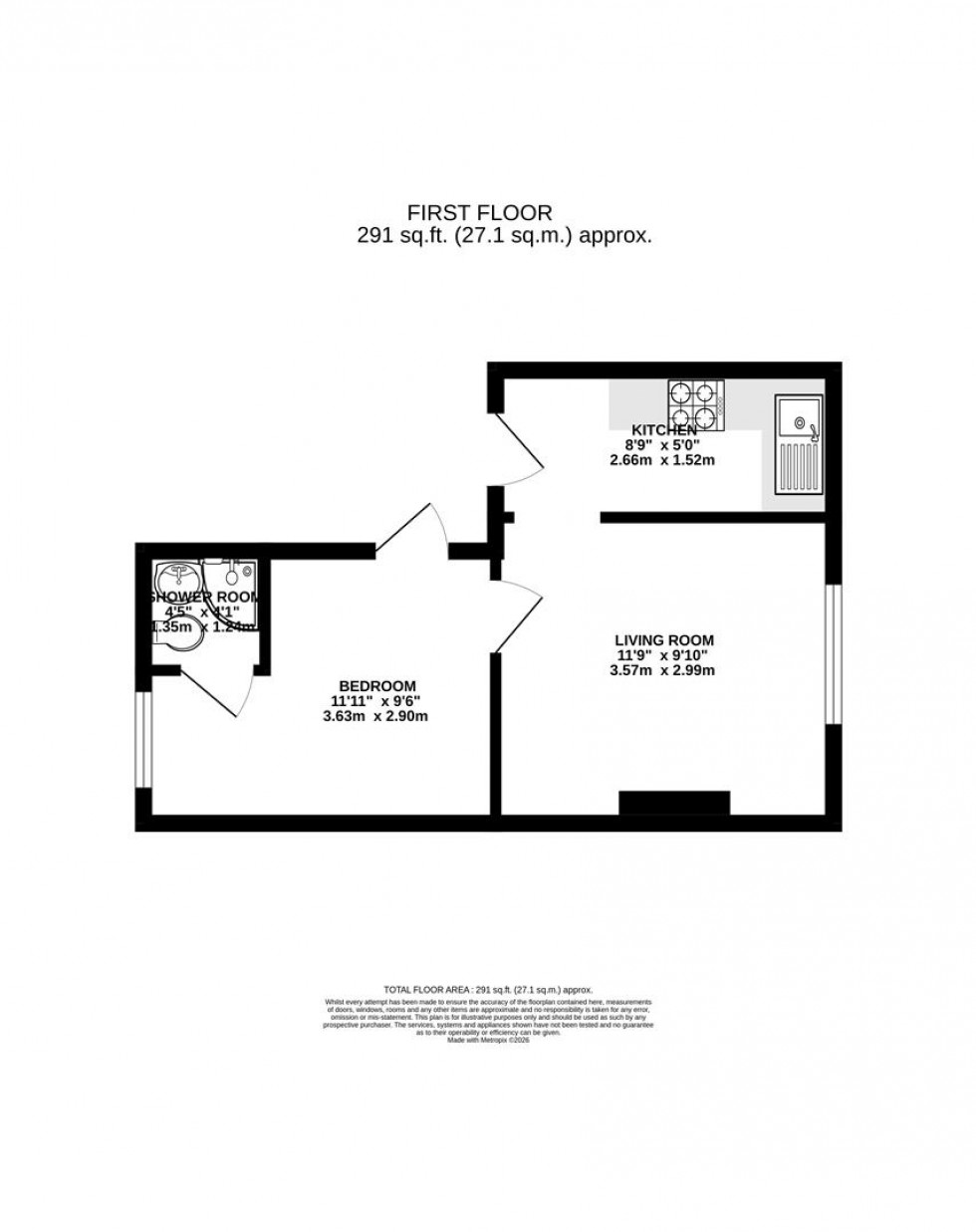 Floorplan for Prospect Street, Caversham, Reading