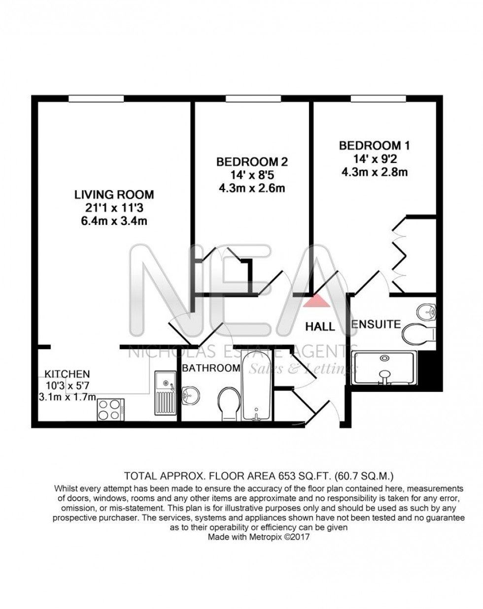 Floorplan for Henley Road, Caversham, Reading