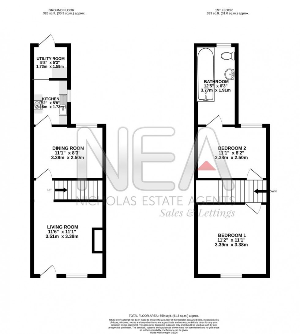 Floorplan for Little Johns Lane, Oxford Road, Reading